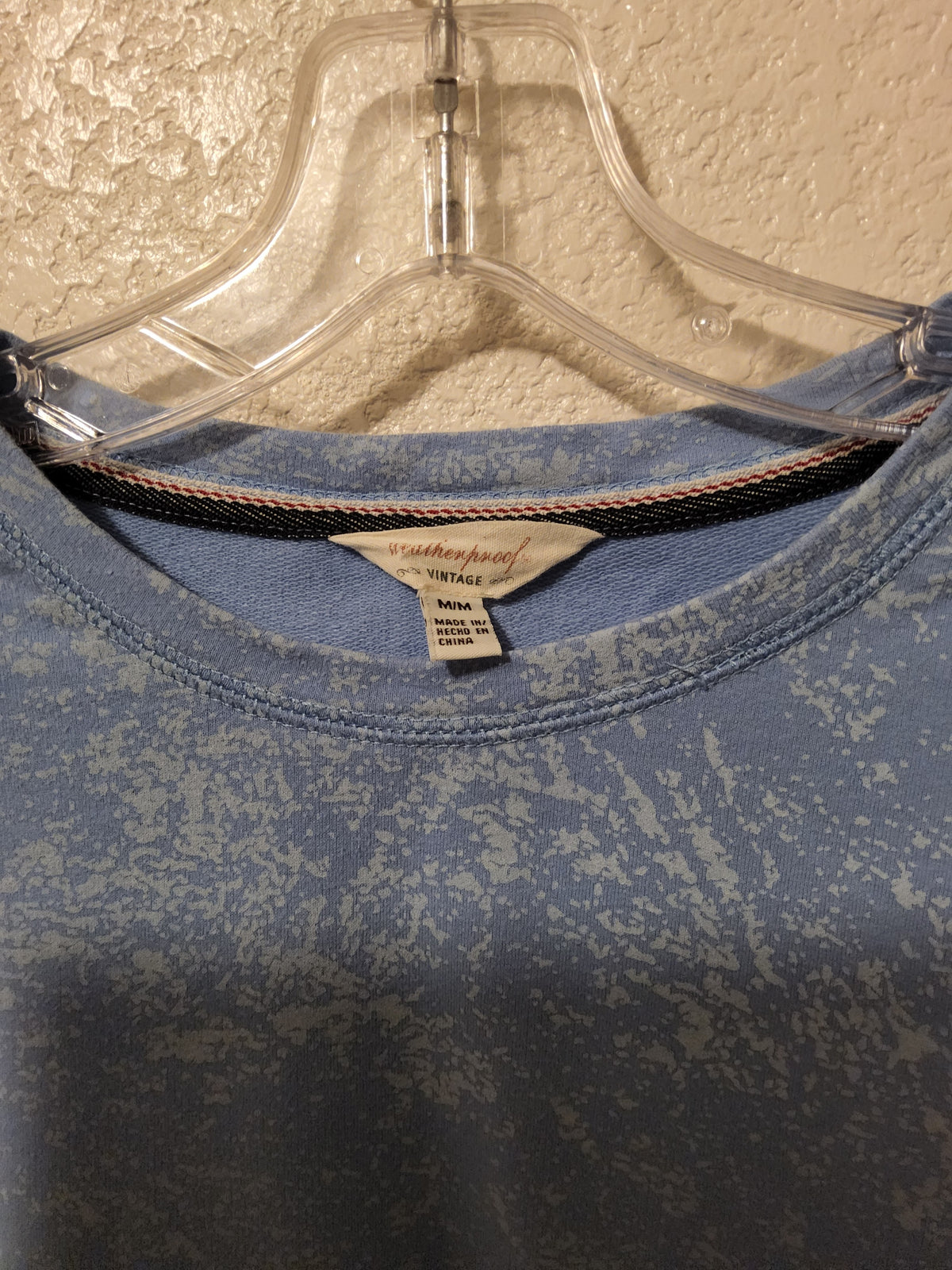 Weatherproof Vintage Medium Blue Long Sleeve Shirt