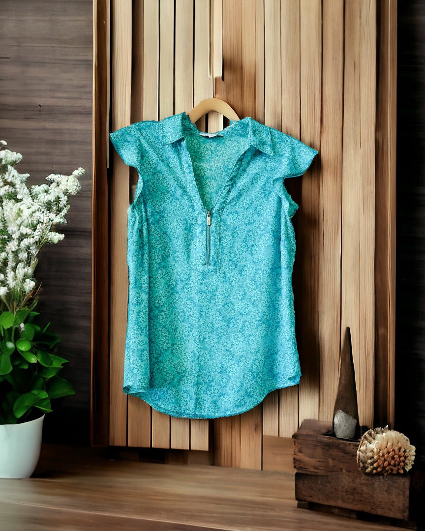 Candies SS Top,Teal, Small