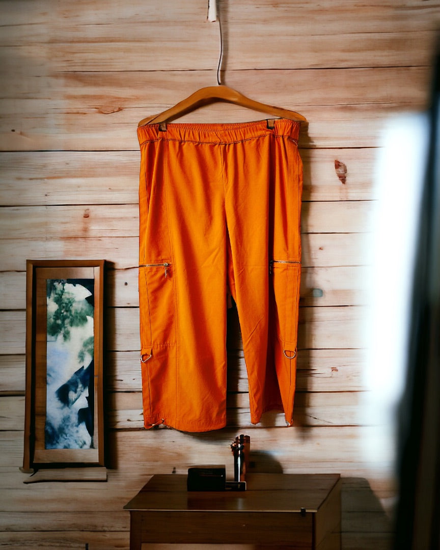 Chicos Capris,Burnt Orange, 1