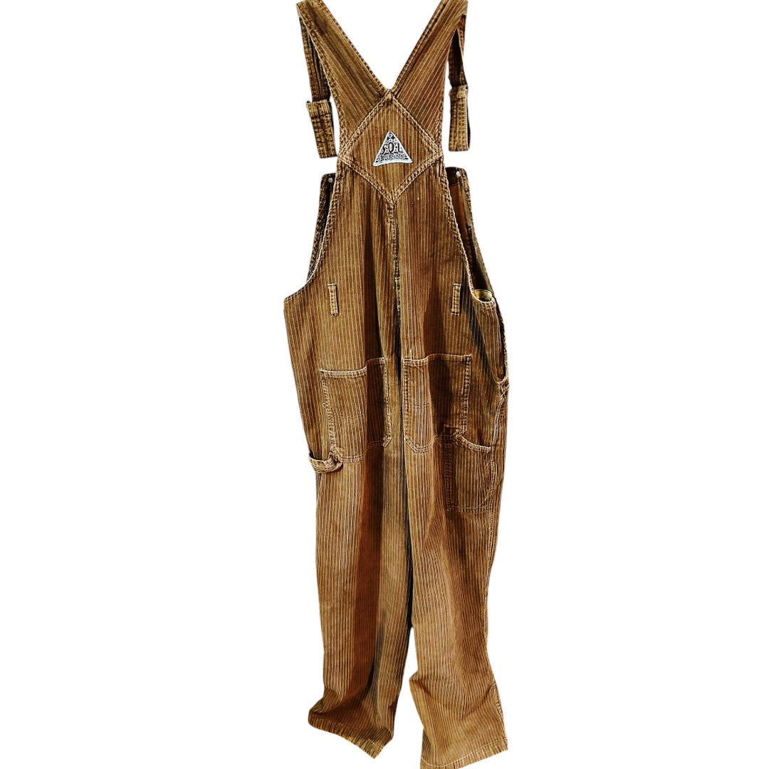 Soz Squeeze Overalls,Brown, Medium