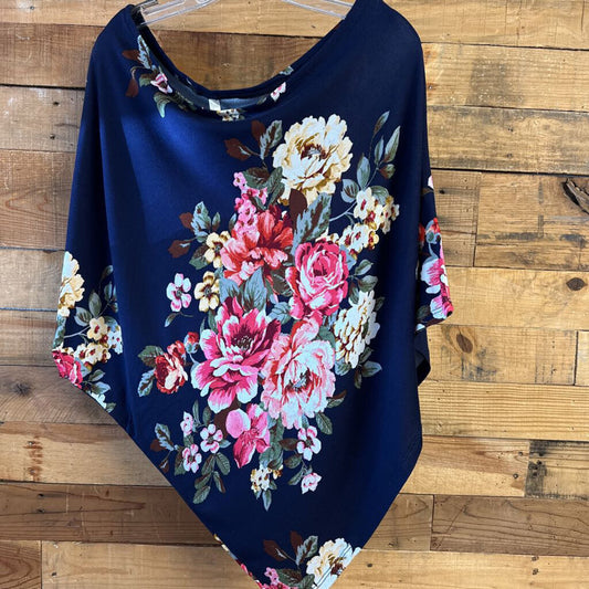 Floral One Shoulder Tunic Top