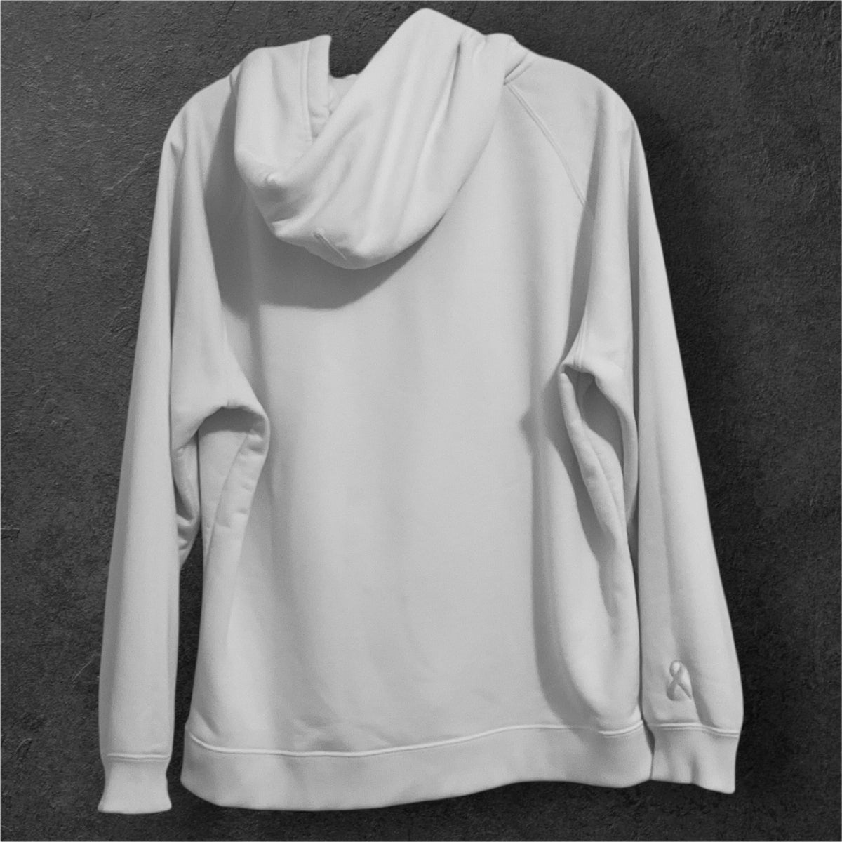 Under Armour Off White Hoodie Drawstring Hood Kangaroo Pocket Sweatshirt - Image 2