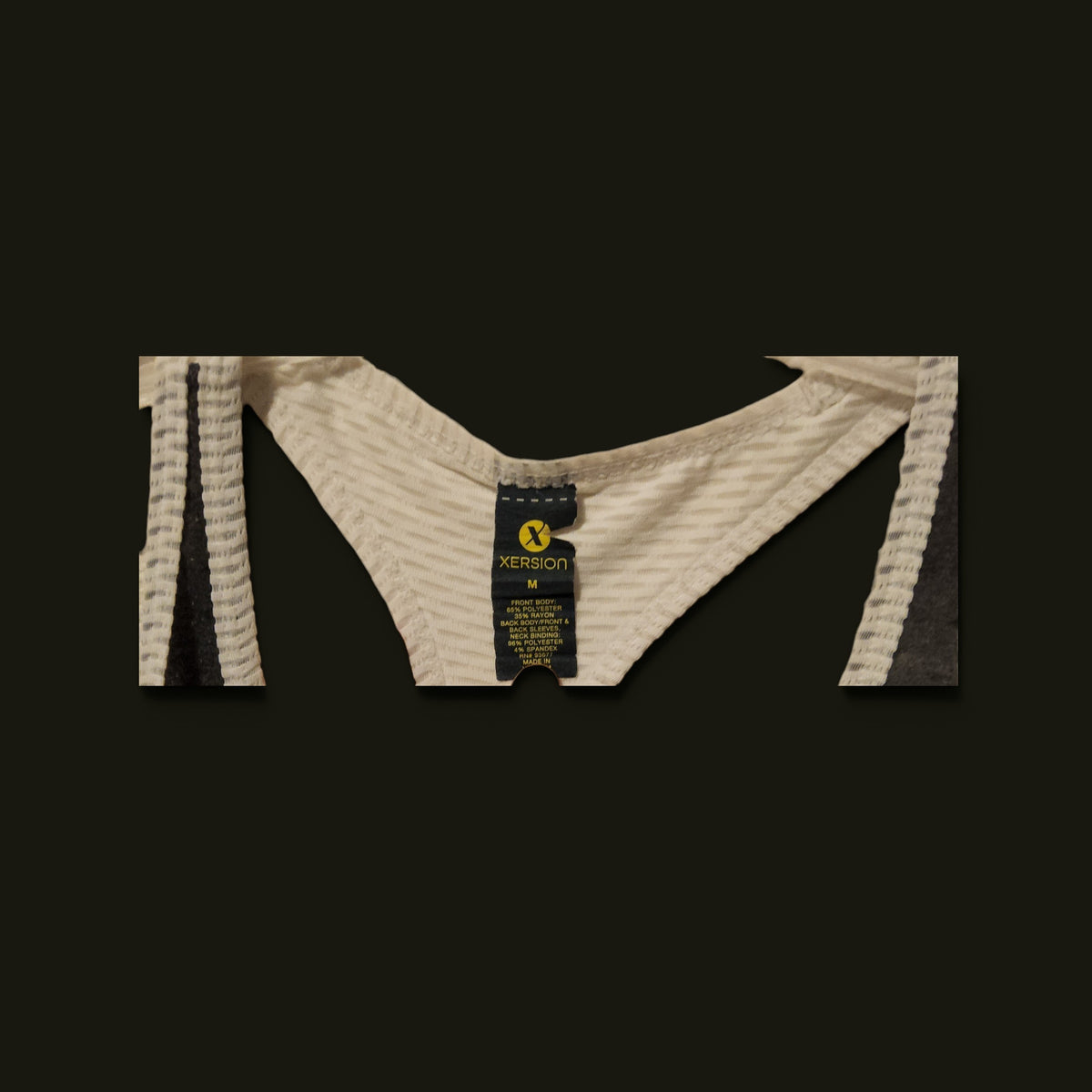 Xersion Medium Black and Beige Racerback Tank Top - Image 3
