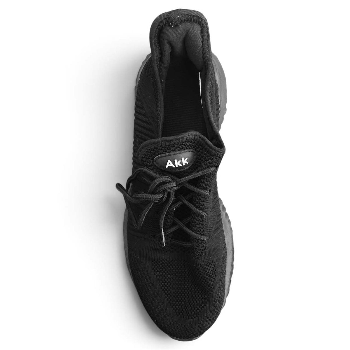 Akk Womens Shoes Black Athletic Running Sneakers Lace Up - Image 1