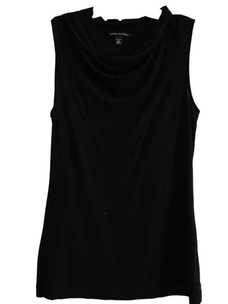 Banana Republic Medium Black Sleeveless Top Stretch Fabric - Image 1
