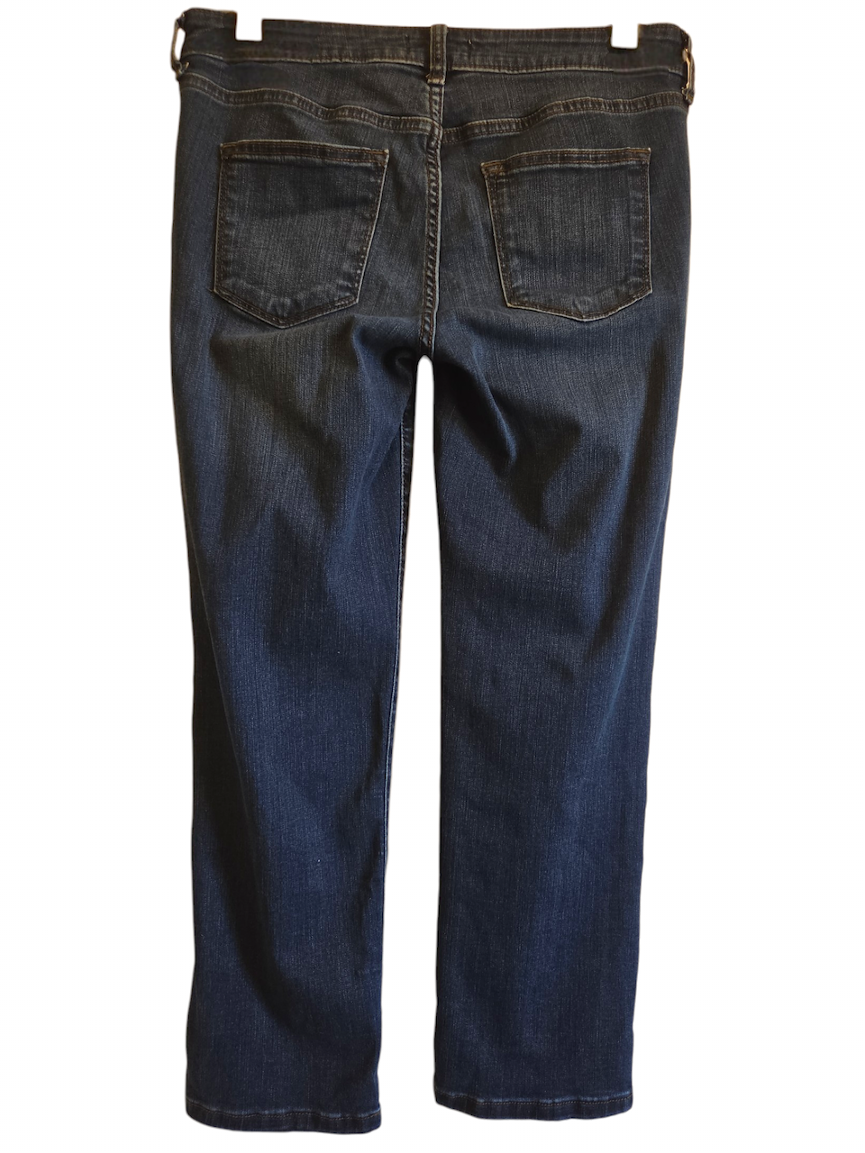 Sonoma Capri Jeans Size 6 Dark Indigo Denim Straight Leg - Image 3