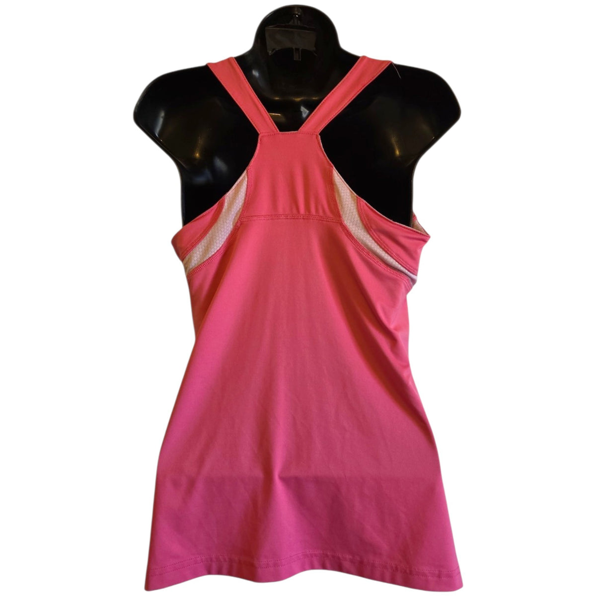 Reebok Medium Pink Racerback Tank Top Polyester Spandex Activewear - Image 2