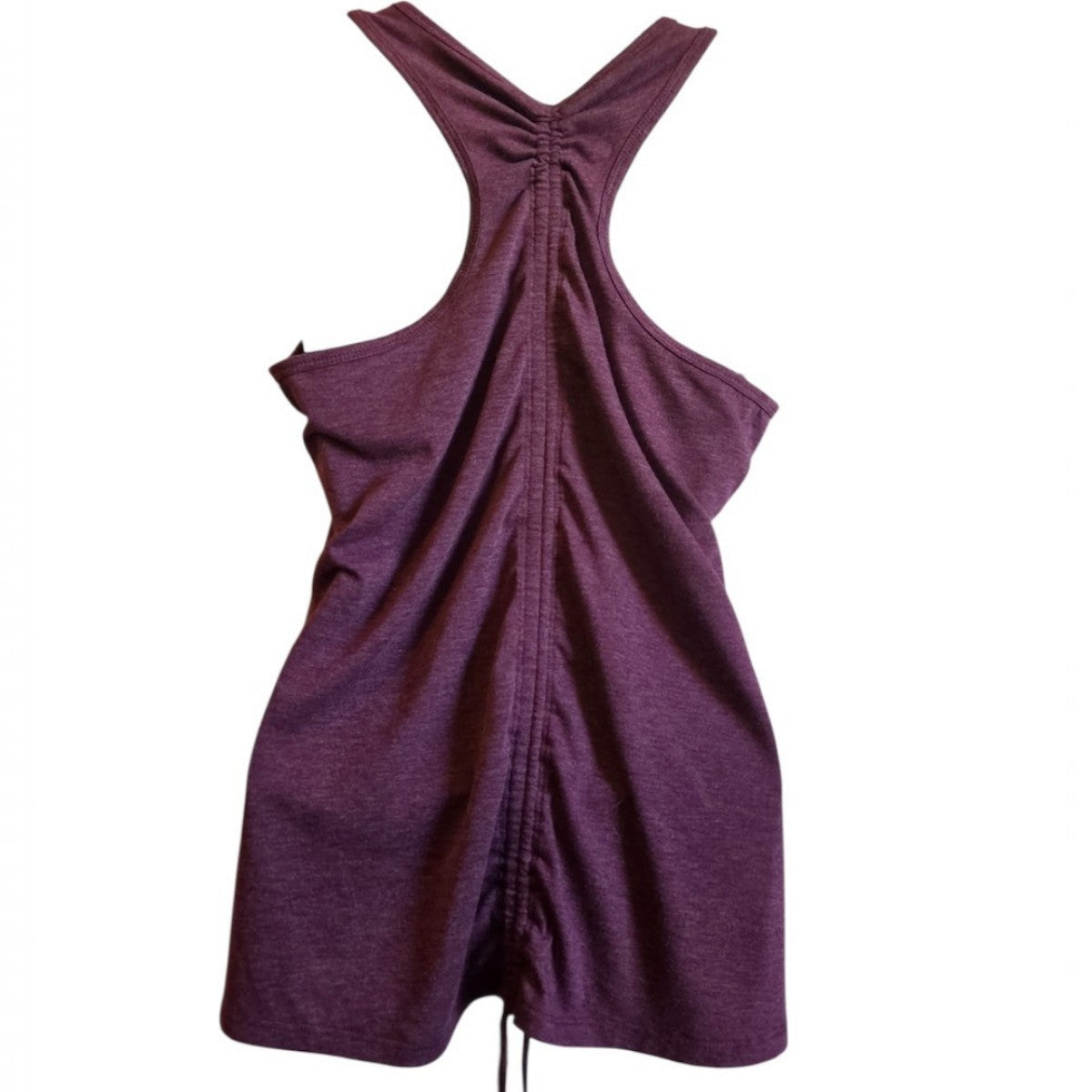 Marika Medium Burgundy Racerback Tank Top Women's Activewear Stretchy - Image 2