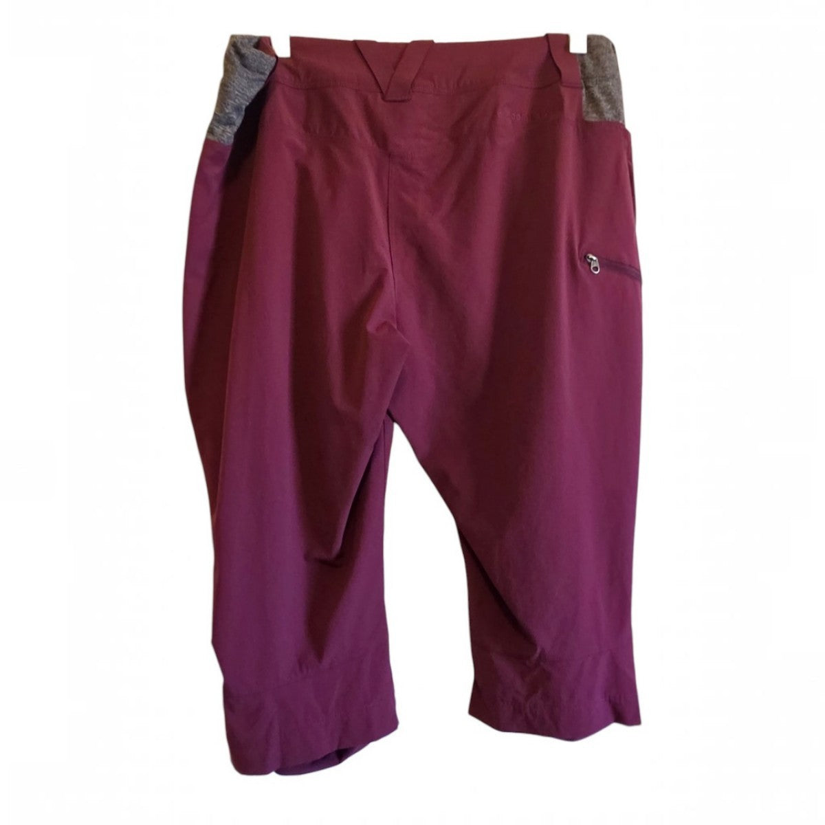 Marika Burgundy Pants Size M Side Zip Pocket Athletic - Image 2