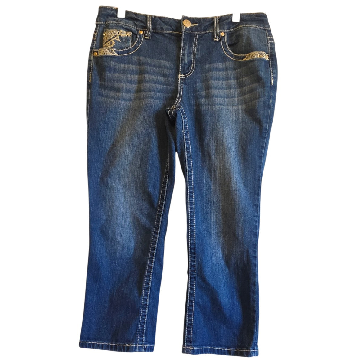 Love Indigo Premium Jeans Size 10 Blue Cotton Polyester Rayon Spandex - Image 1