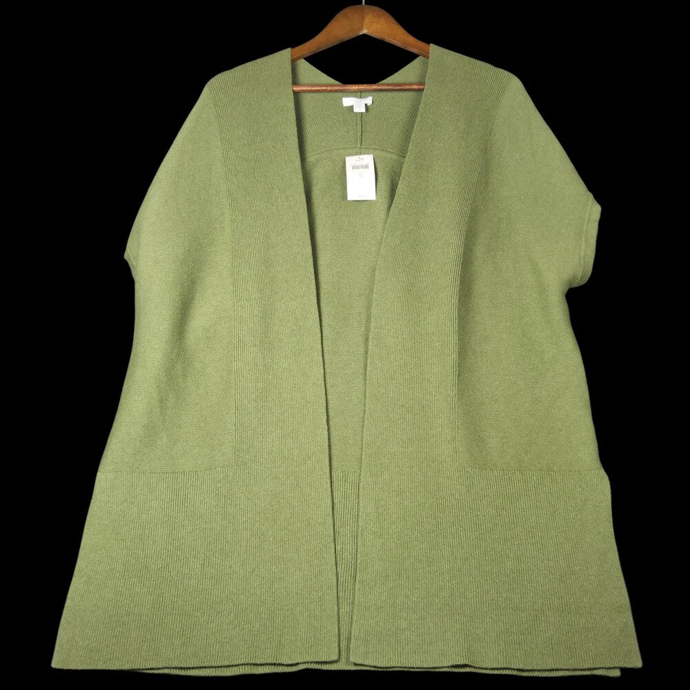 J. Jill NWT Organic Cotton Pesto Sleeveless Cardigan Vest S - Image 4