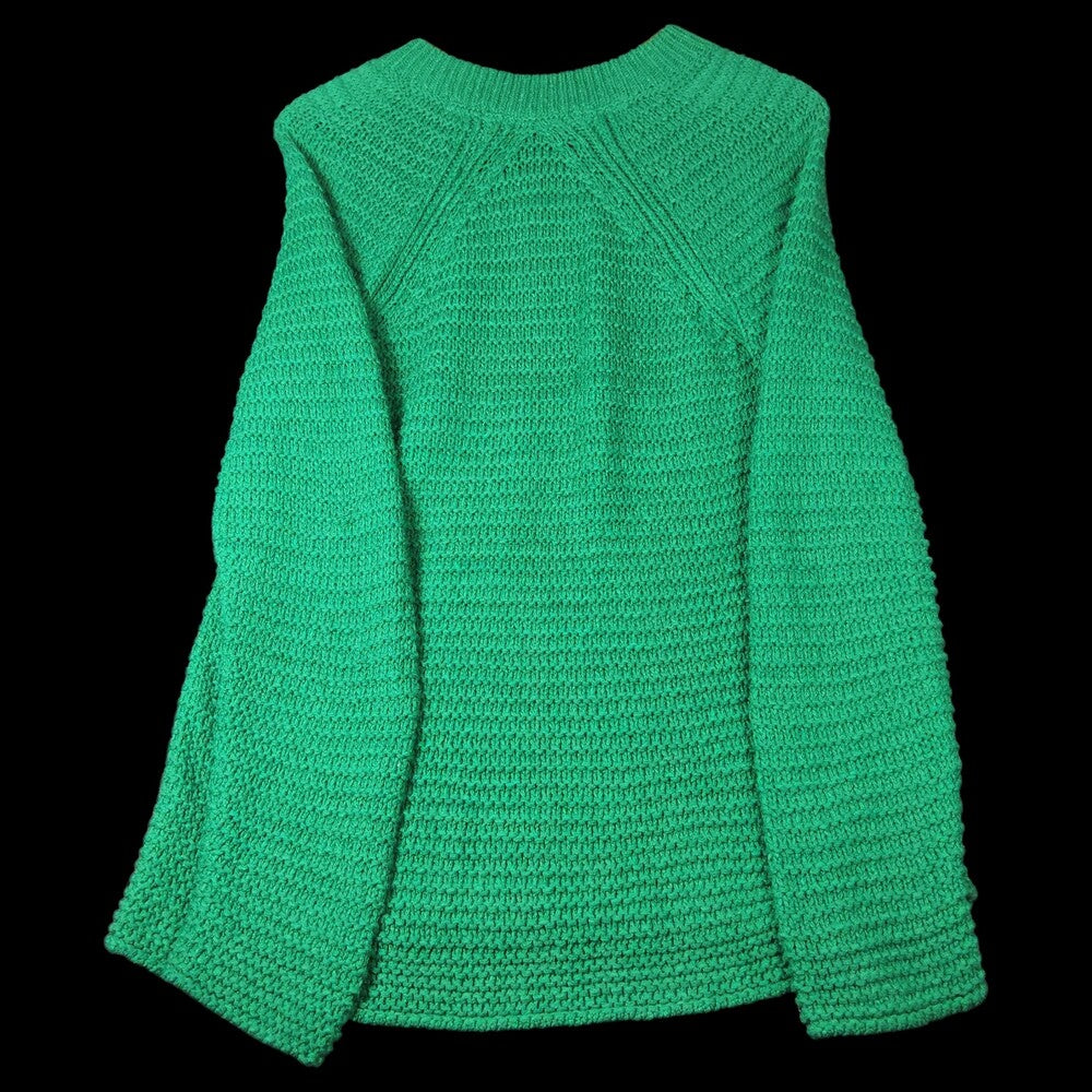 J.Jill NWT Wearever Textured Split Neck Sweater Green Women's M Pullover - Image 8