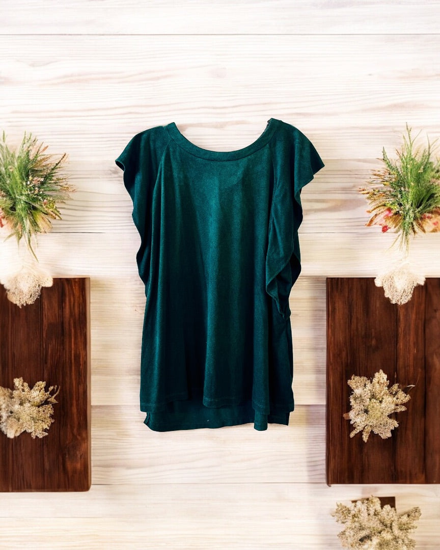 Worthington SS Top,Emerald Green, XLarge