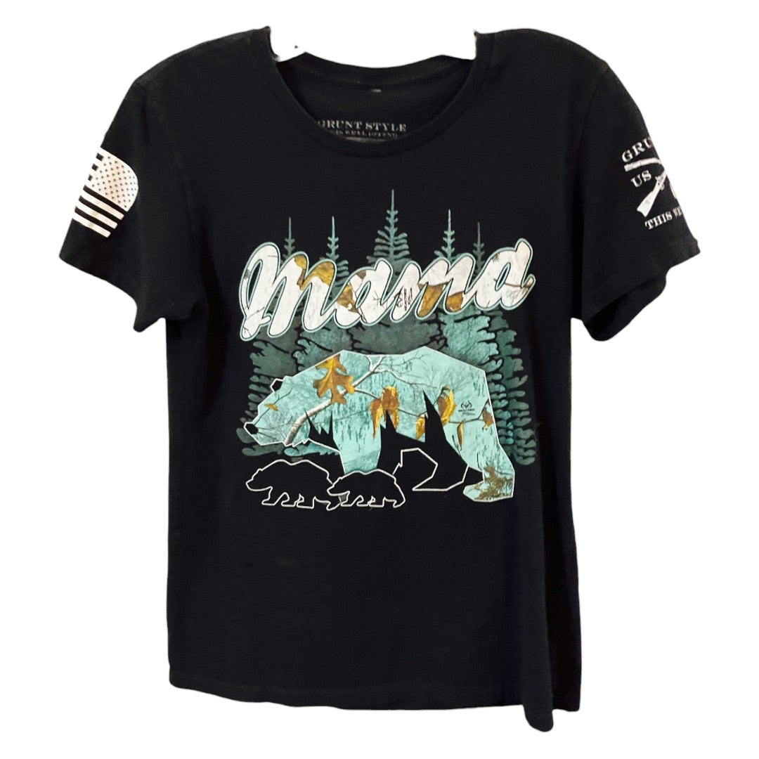 Grunt Style SS Top,Black, Large