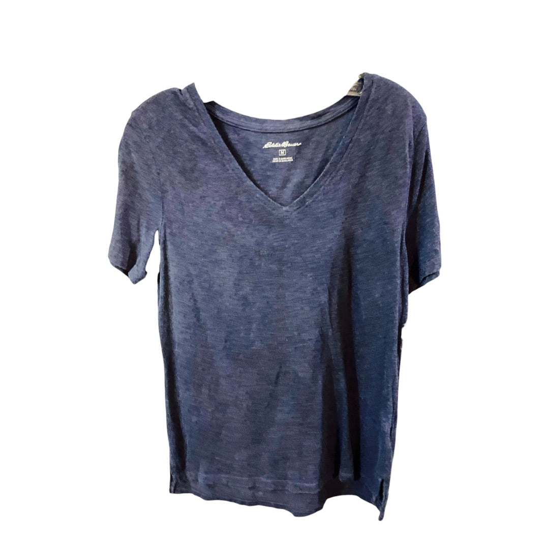 Eddie Bauer SS Top,Navy, Medium