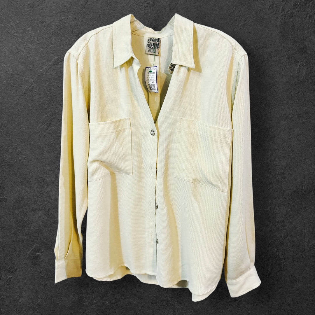 Royal Robbinns LS Blouse,Off White, Medium