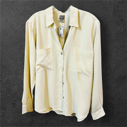 Royal Robbinns LS Blouse,Off White, Medium