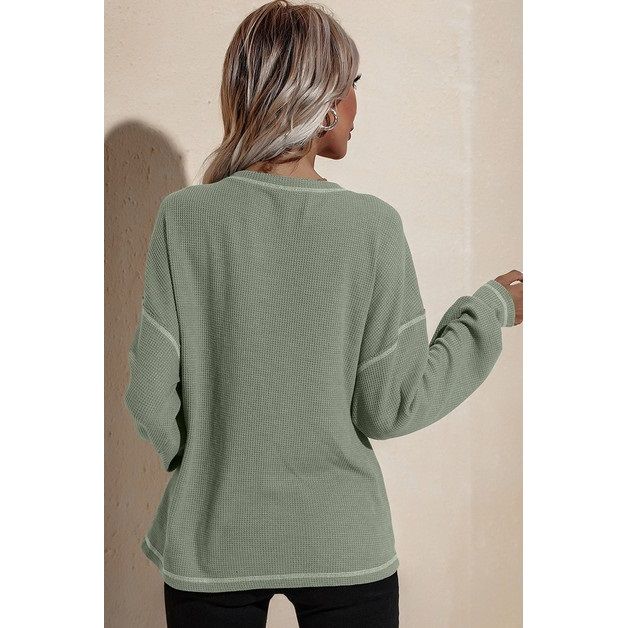 Round Neck Knit Top