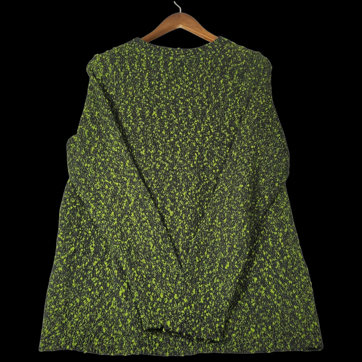 J.Jill  Green Marled Crew Neck Sweater Medium - Image 3