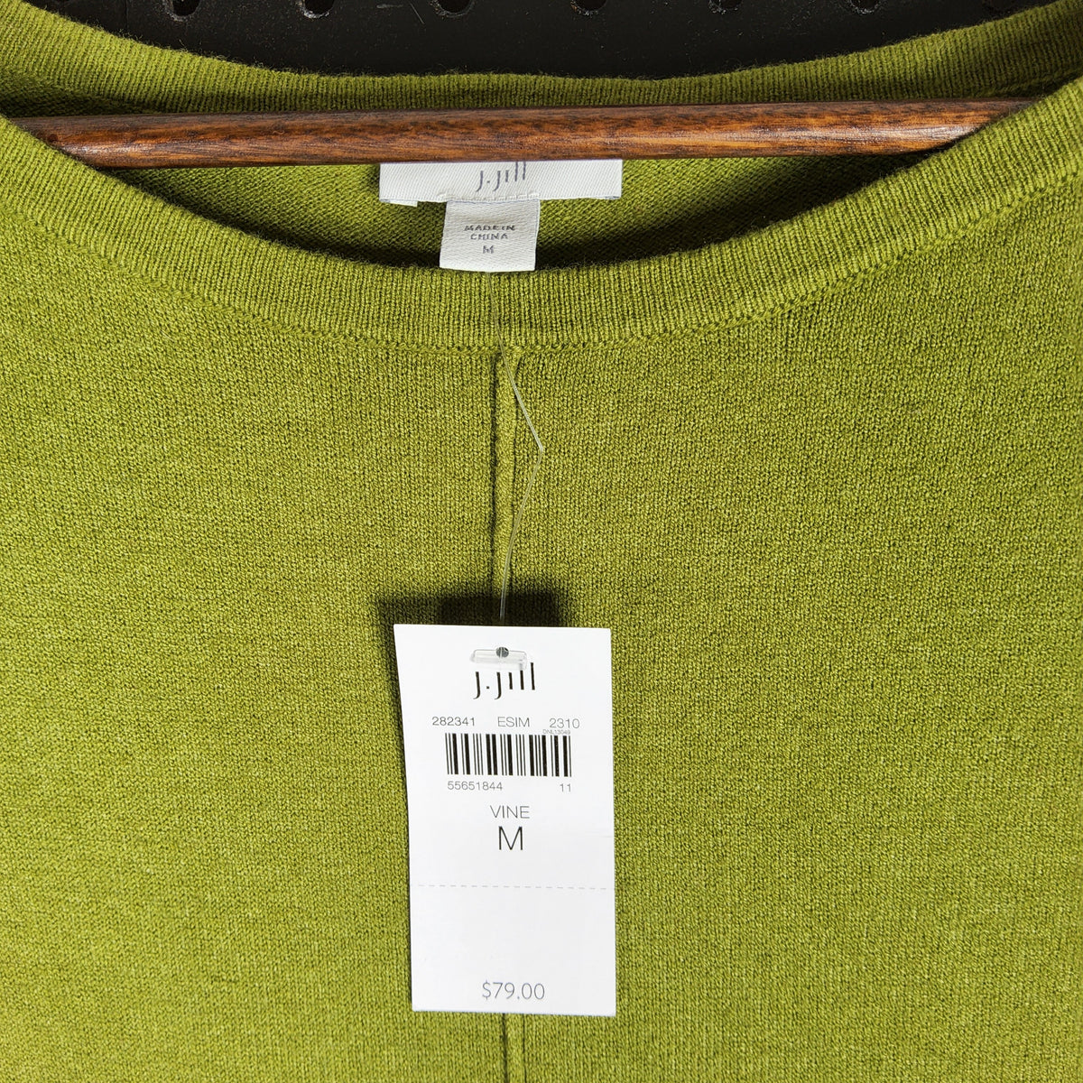 J.Jill Vine Tunic Sweater Vine M - Image 2