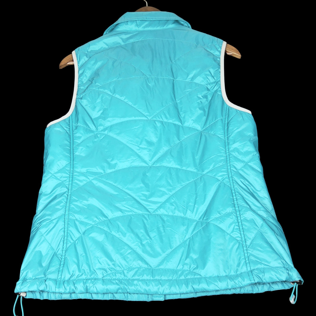 L.L.Bean PrimaLoft Packaway Vest Women's Turquoise M Regular - Image 4