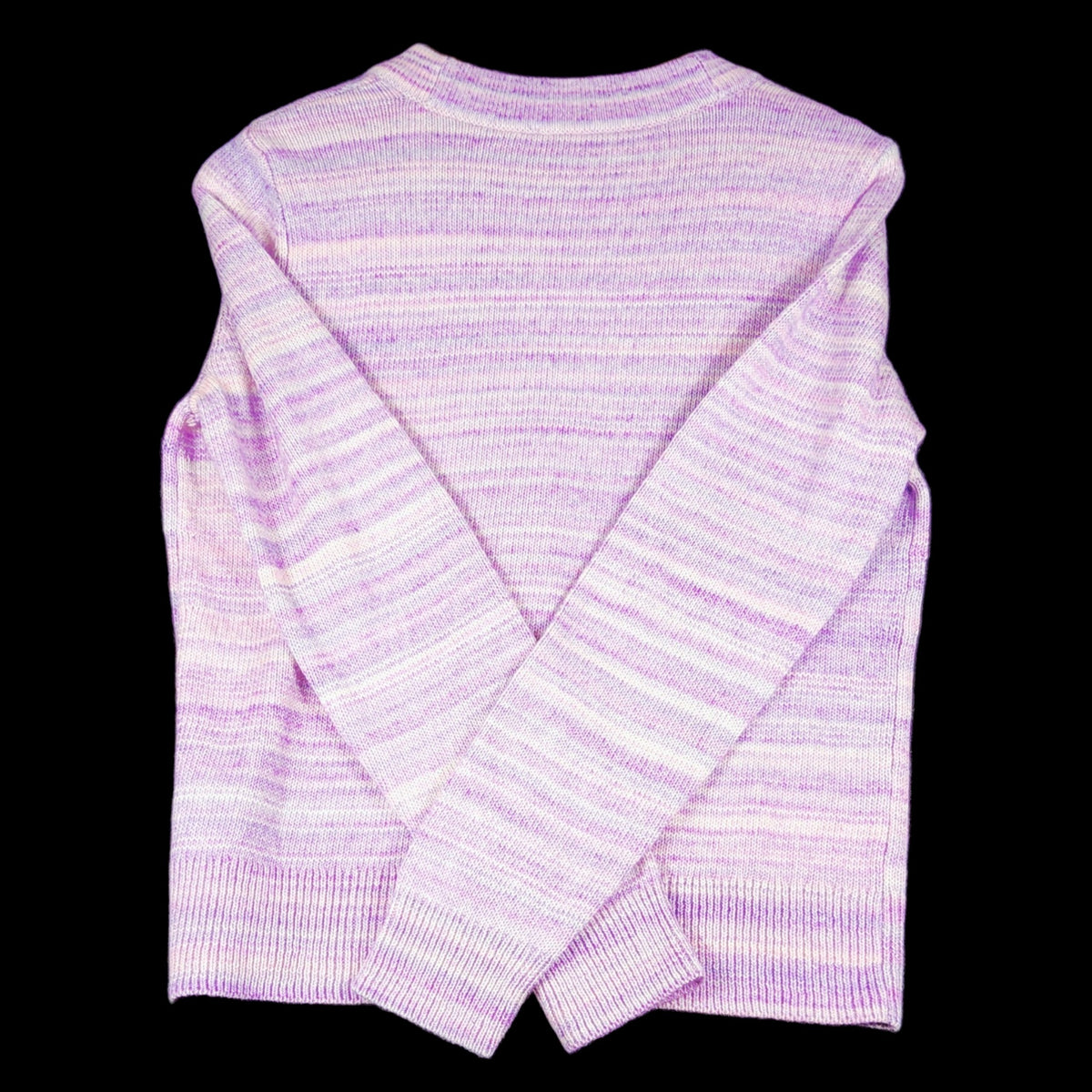 Talbots NWT Purple Striped Cardigan Medium 121 01 00 05 37746147 40 - Image 2