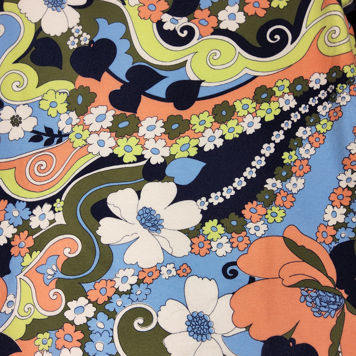 Talbots The Talbots Tee Retro Floral Long Sleeve Top M - Image 2